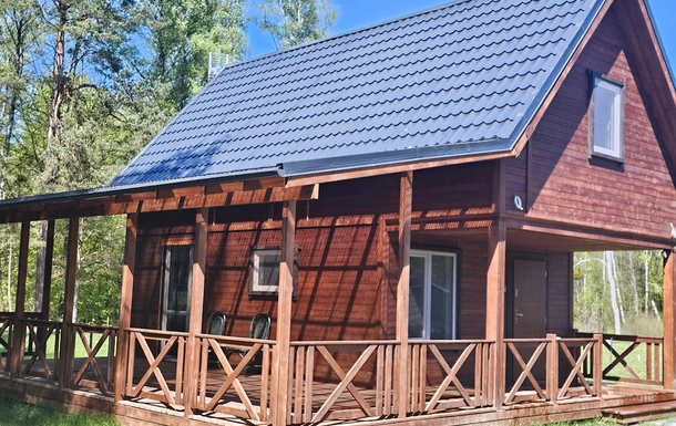 Domek letniskowy brązowy- całoroczny